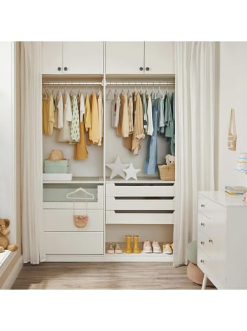 Songmics Wieszaki (50 szt.) w kolorze biało-różowozłotym na ubrania - 30 x 20,5 cm