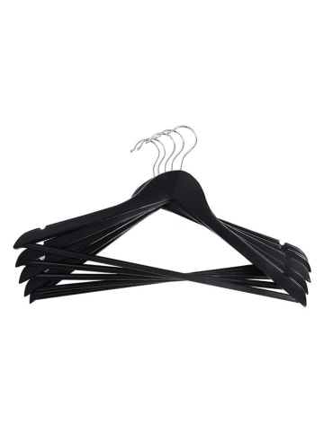 Songmics 10er-Set: Kleiderbügel in Schwarz - (L)44,5 x (B)23 cm