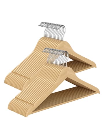 Songmics Wieszaki (30 szt.) w kolorze jasnobrązowym - 43 x 21 cm