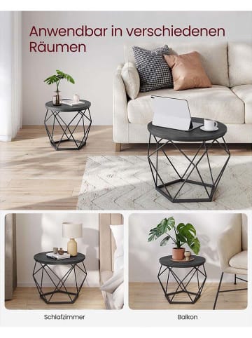 Songmics 2er-Set: Couchtische in Schwarz