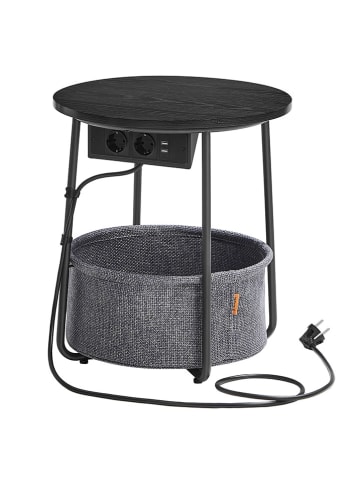 Songmics Beistelltisch in Schwarz - (H)50 x Ø 45 cm