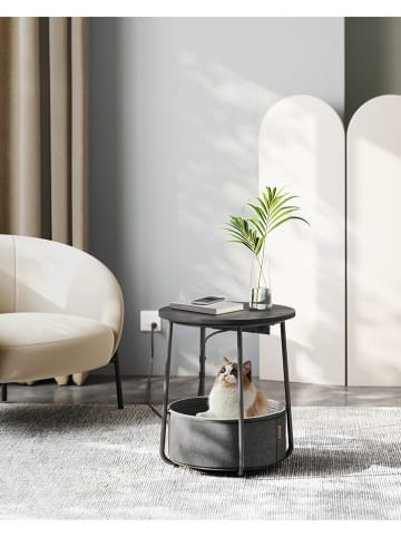 Songmics Beistelltisch in Schwarz - (H)50 x Ø 45 cm