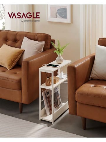 Songmics Stolik w kolorze białym - 45 x 58 x 18 cm