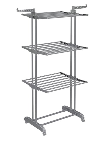 Songmics Suszarka w kolorze szarym na pranie - 76 x 173 x 49 cm