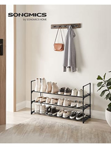 Songmics Schoenenkast zwart - (B)92 x (H)55 x (D)30,5 cm