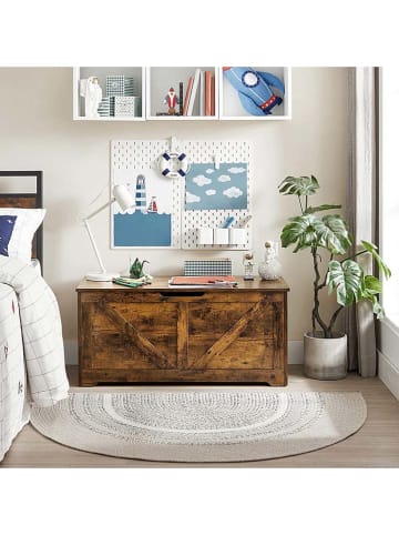 Songmics Opbergkist bruin - (B)100 x (H)46 x (D)40 cm