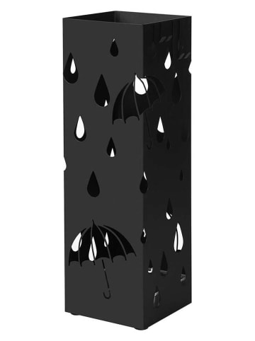 Songmics Schirmständer in Schwarz - (B)15,5 x (H)49 x (T)15,5 cm