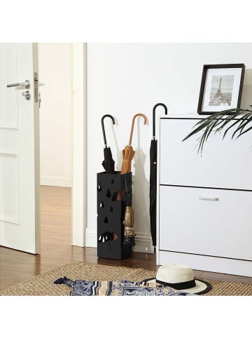 Songmics Paraplustandaard zwart - (B)15,5 x (H)49 x (D)15,5 cm