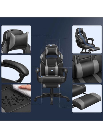 Songmics Bureaustoel zwart - (B)67 x (H)126 x (D)66 cm