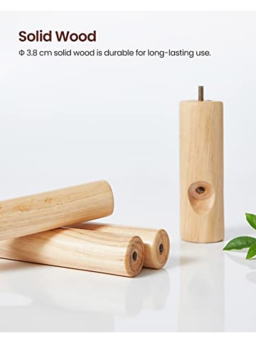 Songmics Garderoba stojąca w kolorze czarnym - 47 x 175 x 47 cm