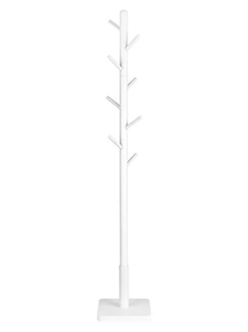 Songmics Wieszak stojący w kolorze białym - 30 x 175 x 30 cm