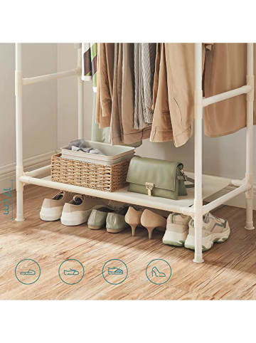 Songmics Kledingrek wit - (B)83 x (H)157 x (D)45 cm