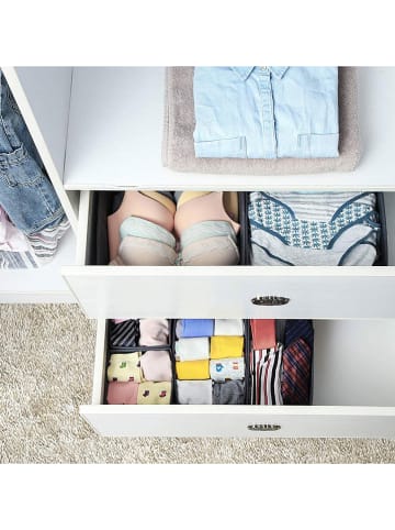 Songmics 6-delige set: lade-organizers grijs