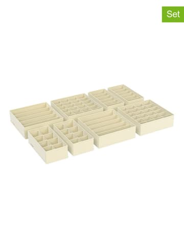Songmics 8er-Set: Organizer in Creme