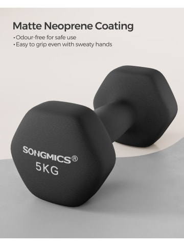 SONGMICS Hantle (2 szt.) w kolorze czarnym - dł. 21 cm