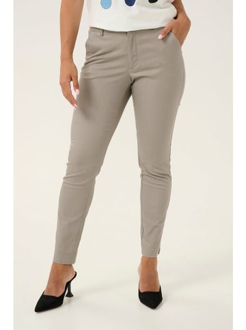 Kaffe Spodnie chino w kolorze szarym