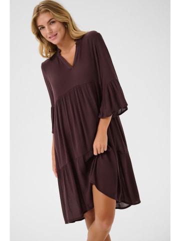 Kaffe Kleid in Braun