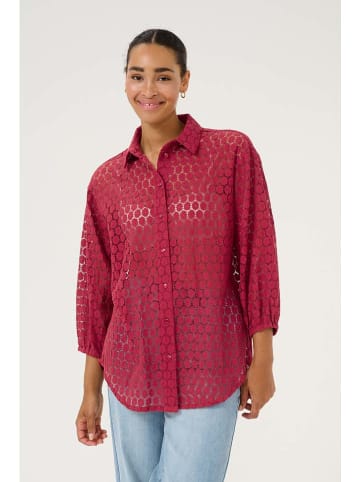 Kaffe Koszula w kolorze czerwonym