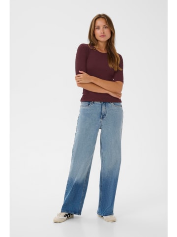 Kaffe Koszulka w kolorze brązowym