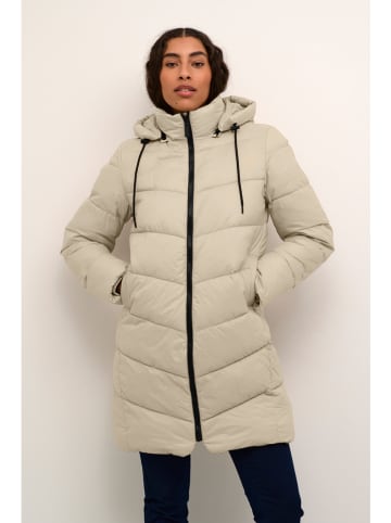 Kaffe Steppmantel in Beige