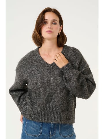 Kaffe Sweter w kolorze antracytowym