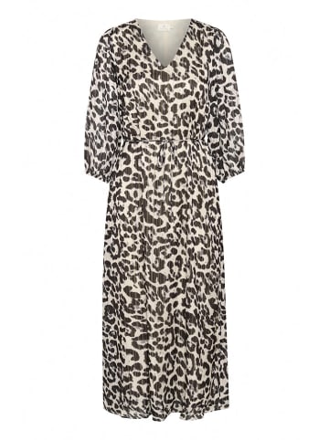 Kaffe Kleid "Sepia" in Creme/ Schwarz