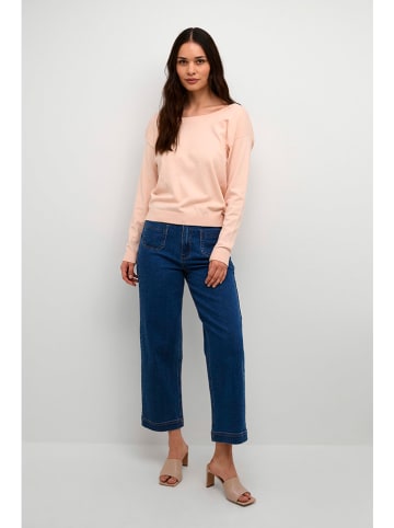 Cream Pullover "Dela" in Apricot