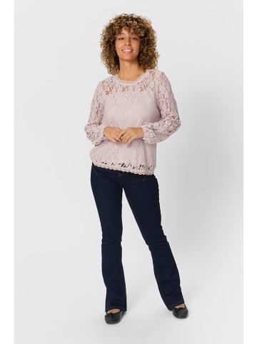 Cream Bluse "Kit" in Rosé