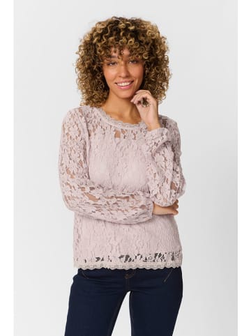 Cream Bluse "Kit" in Rosé