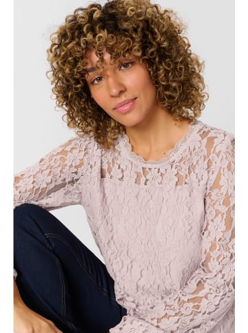 Cream Bluse "Kit" in Rosé