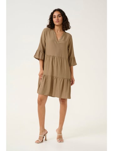 Kaffe Kleid in Taupe