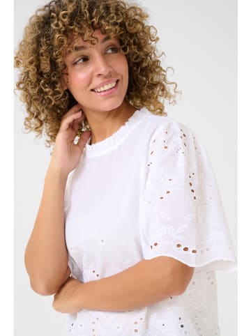 Kaffe Bluse in Weiß