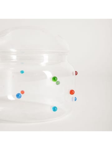 Homla Zuckerdose "Dopy" in Transparent/ Bunt - 530 ml