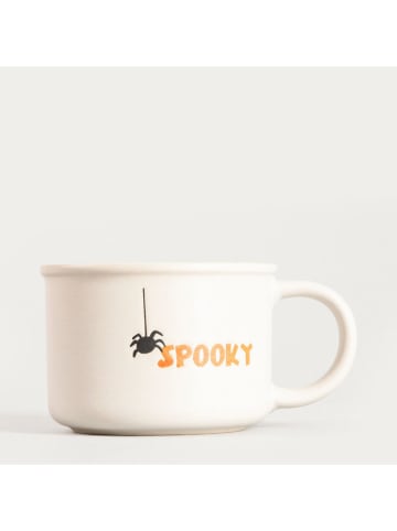 Homla Tasse "Ghost Town" in Creme/ Orange - 400 ml