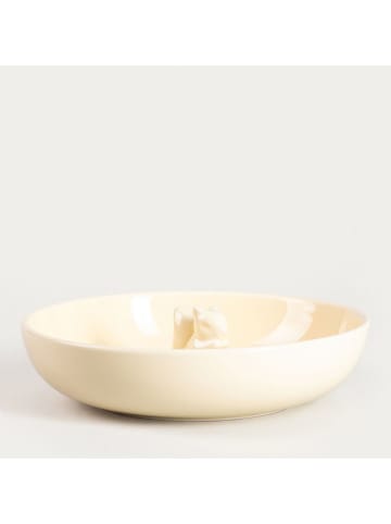 Homla Talerz "Nawo" w kolorze kremowym do serwowania - Ø 21 cm
