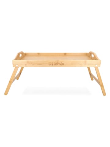Homla Frühstückstablett "Bambou" in Beige - (L)50 x (B)30 cm