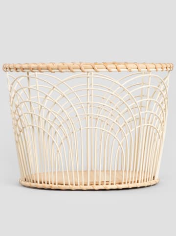 Homla Koszyk "Heron" w kolorze kremowo-jasnobrązowym na owoce - wys. 25 x Ø 18 cm