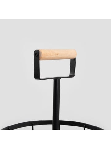 Homla Etagère "Gecko" zwart - (H)40,5 x Ø 30 cm