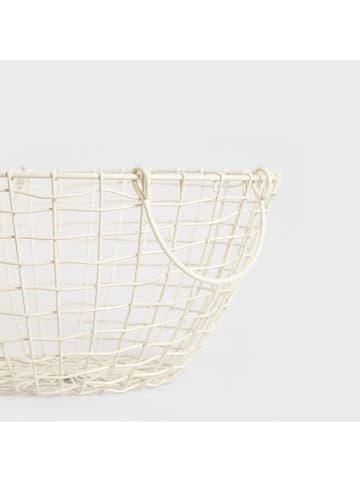 Homla Dekoschale ''Denali'' in Creme - (H)15,5 x Ø 32 cm