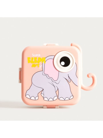 Homla Lunchbox ''Petpack'' in Rosa/ Hellgrau - 1,66 l