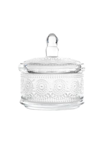 Homla Vorratsglas "Barrel" in Transparent - (H)13 x Ø 9,5 cm