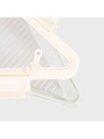 Homla Vorratsbehälter "Negozio" in Transparent/ Weiß - 750 ml