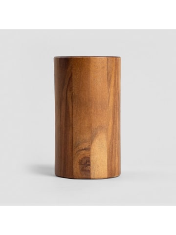 Homla Messerblock ''Mooka'' in Braun - (H)22,5 x Ø 13 cm