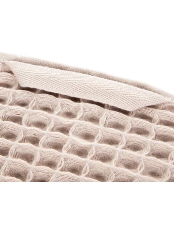 Homla Badetuch "Vaffel" in Beige - (L)150 x (B)100 cm