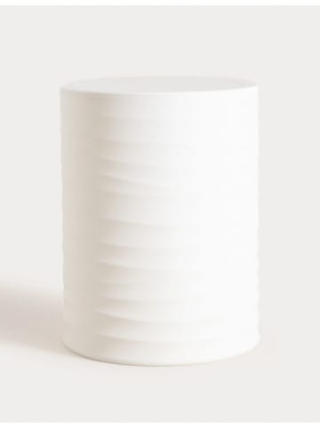 Homla Badezimmerkorb "Torus" in Weiß - (H)25 cm