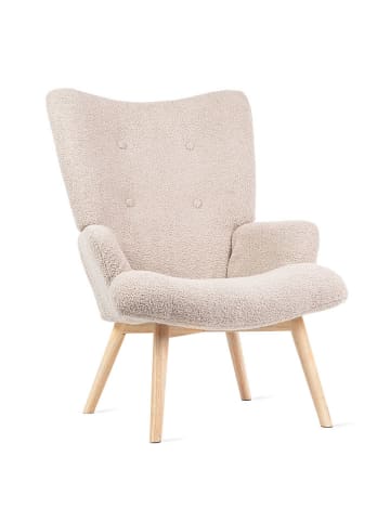 Homla Fauteuil "Fotel" crème - (B)70 x (H)95 x (D)55 cm
