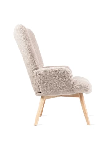 Homla Fotel "Fotel" w kolorze kremowym - 70 x 95 x 55 cm