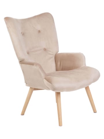 Homla Fauteuil "Moss" beige - (B)70 x (H)95 x (D)55 cm
