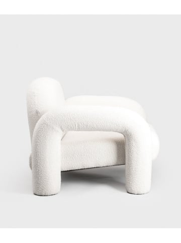 Homla Sessel "Sedia" in Weiß - (B)95 x (H)70 x (T)88 cm