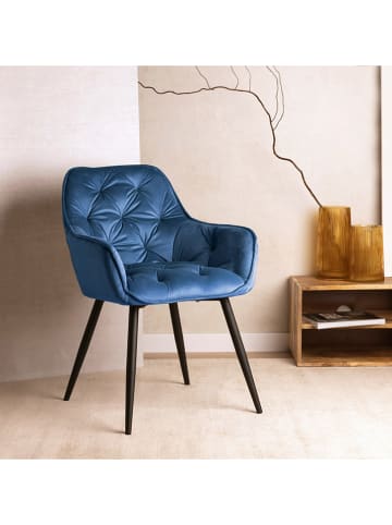 Homla Krzesło "Flossi" w kolorze granatowym - 57 x 84 x 63 cm